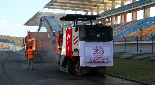 Formula 1’in yapılacağı asfalt yenilenecek