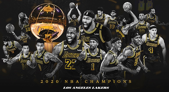 Los Angeles Lakers 17. şampiyonluğuna ulaştı
