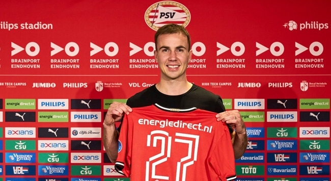 Mario Götze PSV Eindhoven’da