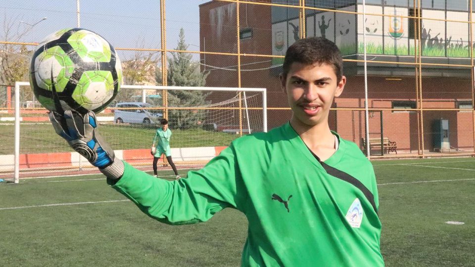 Bedensel engelli kaleci İbrahim Halil Türk’ün hedefi milli takım