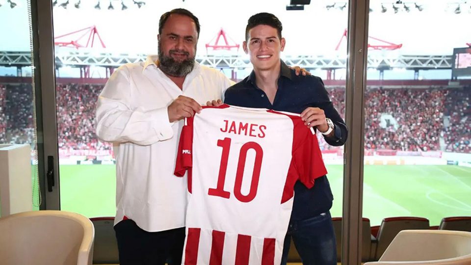 Olympiakos’ta James Rodriguez’in sözleşmesi feshedildi