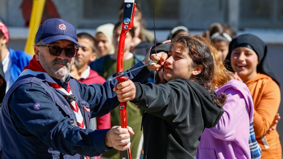 Diyarbakır’da kırsaldaki çocuklar sporla buluşuyor
