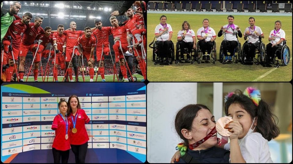 Engelli sporcu başarılarıyla adlarından söz ettiriyor