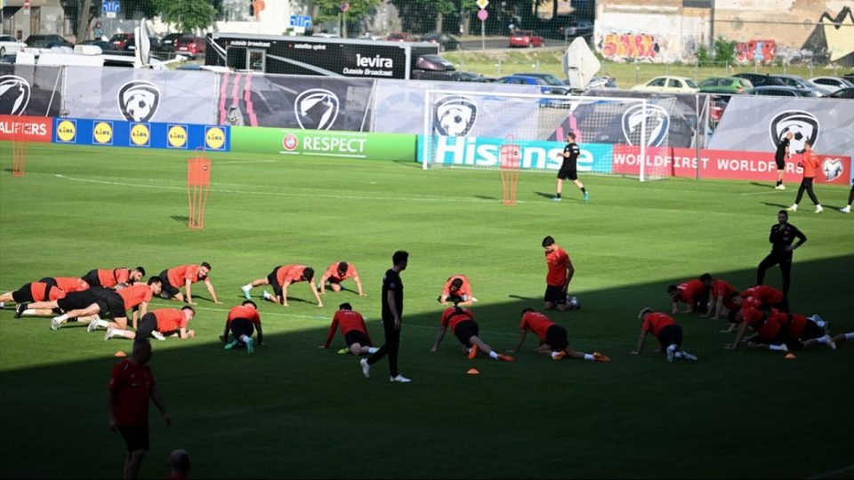A Milli Futbol Takımı Letonya maçının hazırlıklarını tamamladı