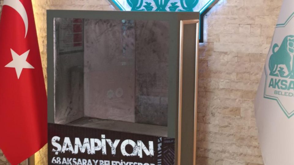 Aksarayspor’un kupası çalındı
