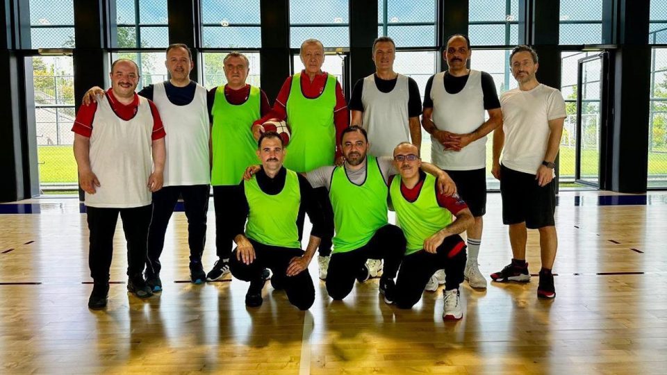 Cumhurbaşkanı Erdoğan’dan basketbol maçı