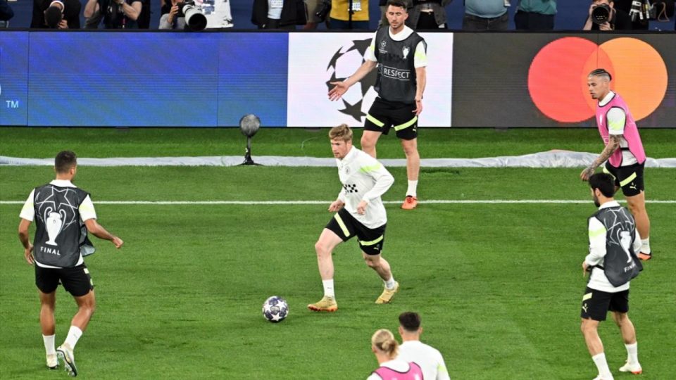 Manchester City final maçı öncesi hazırlıklarını tamamladı