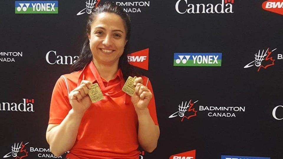 Milli para badmintoncu Emine Seçkin 2 altın madalya kazandı