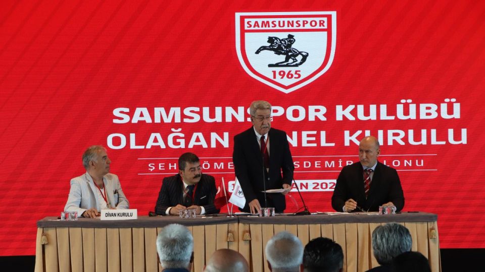 Samsunspor’da kulüp başkanlığına yeniden Yüksel Yıldırım seçildi